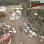 aerial shot paintball fields newcastle