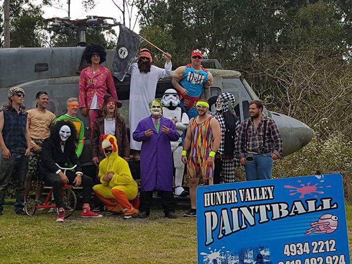 Paintball Super Hero Party